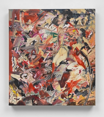 Cecily Brown, Runaway, 2021, Oil on linen, 19" × 17" (48.3 cm × 43.2 cm), PAINTING, #86587, Format of original photography: high res JPEG.