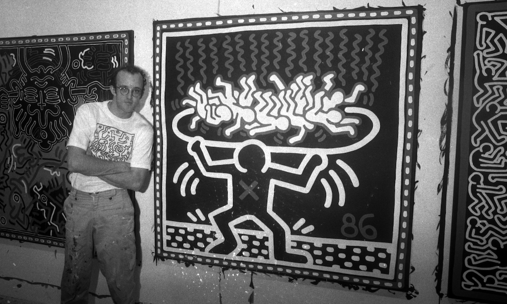 Keith Haring in an undated photograph.