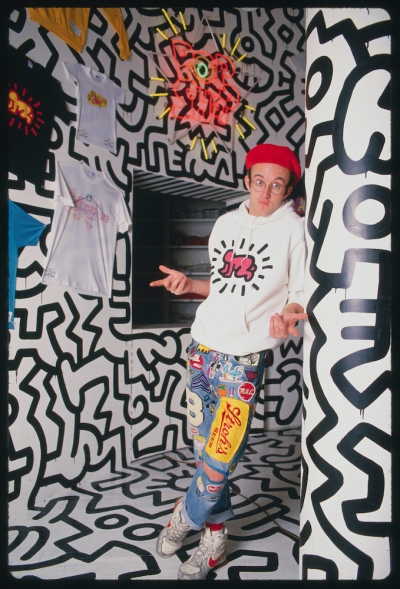 Keith Haring at the Pop Shop, n.d.