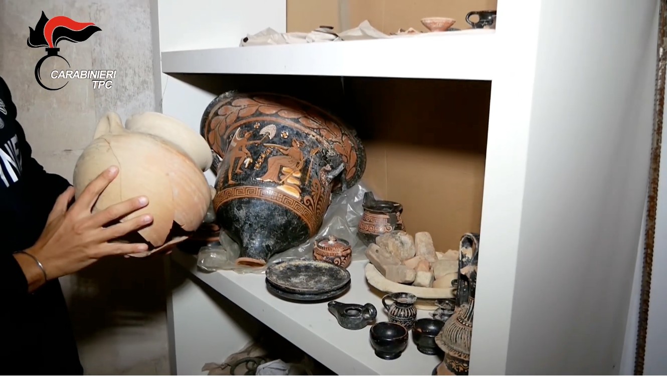 Italian cultural heritage police officers have recovered more than 3,500 artifacts in a large-scale investigation.